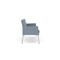 Lesro Mystic Lounge Reception Sofa, Silver, RS Rain Song Back, MD Titan Seat, RS Rain Song Arm Panels ML1601 - alternate 2